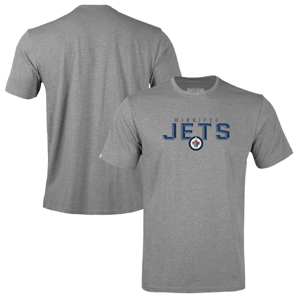 Winnipeg Jets Levelwear Youth Little Richmond Carve T-Shirt - Gray | US 203145632