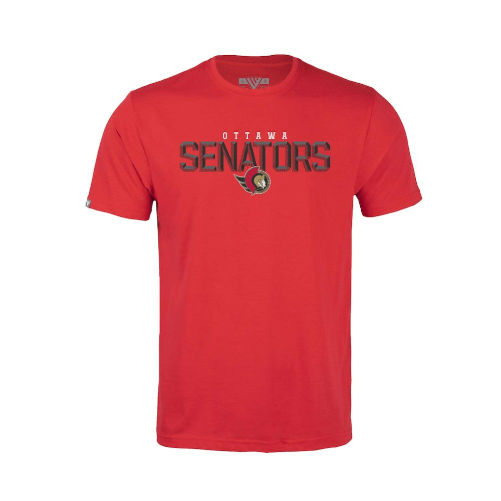 Ottawa Senators Levelwear Youth Little Richmond Carve T-Shirt - Red | US 203145647