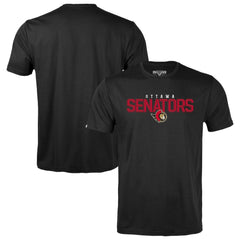 Ottawa Senators Levelwear Youth Little Richmond Carve T-Shirt - Black | US 203145648