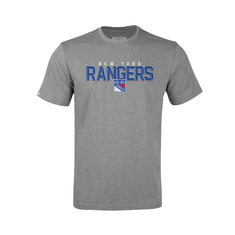 New York Rangers Levelwear Youth Little Richmond Carve T-Shirt - Gray | US 203145651