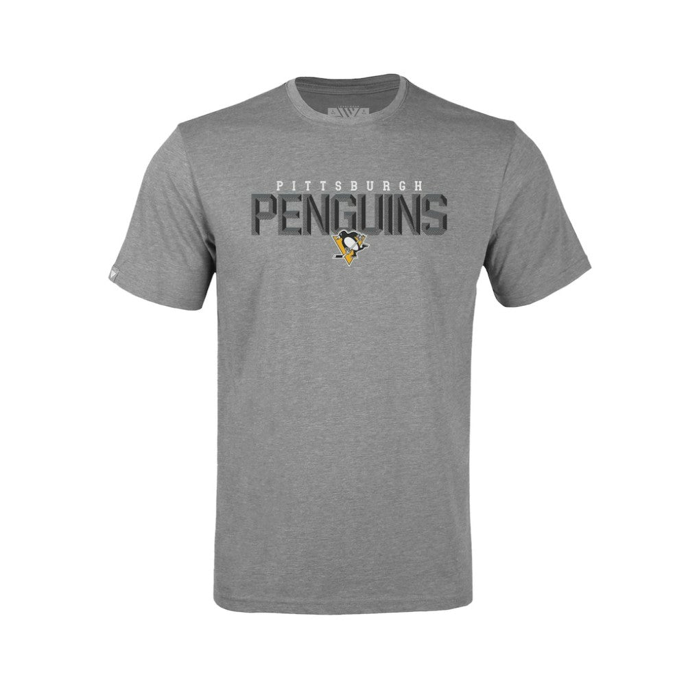 Pittsburgh Penguins Levelwear Youth Little Richmond Carve T-Shirt - Gray | US 203145655