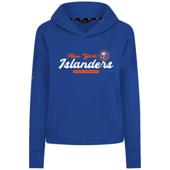 New York Islanders Levelwear Women's Sweet Monument Tri-Blend Cropped Pullover Hoodie - Royal | US 203145668