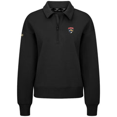 Florida Panthers Levelwear Women's Canmore Quarter-Zip Pullover - Black | US 203145768
