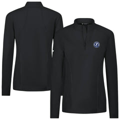 Tampa Bay Lightning Levelwear Women's Upright Quarter-Zip Pullover - Black | US 203145903