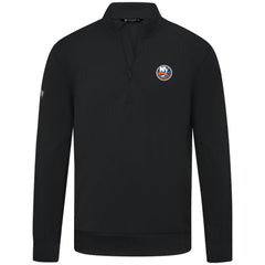 New York Islanders Levelwear Upright Tri-Blend Quarter-Zip Pullover - Black | US 203145913