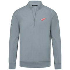 Detroit Red Wings Levelwear Upright Tri-Blend Quarter-Zip Pullover - Gray | US 203145915