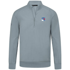 New York Rangers Levelwear Upright Tri-Blend Quarter-Zip Pullover - Gray | US 203145917