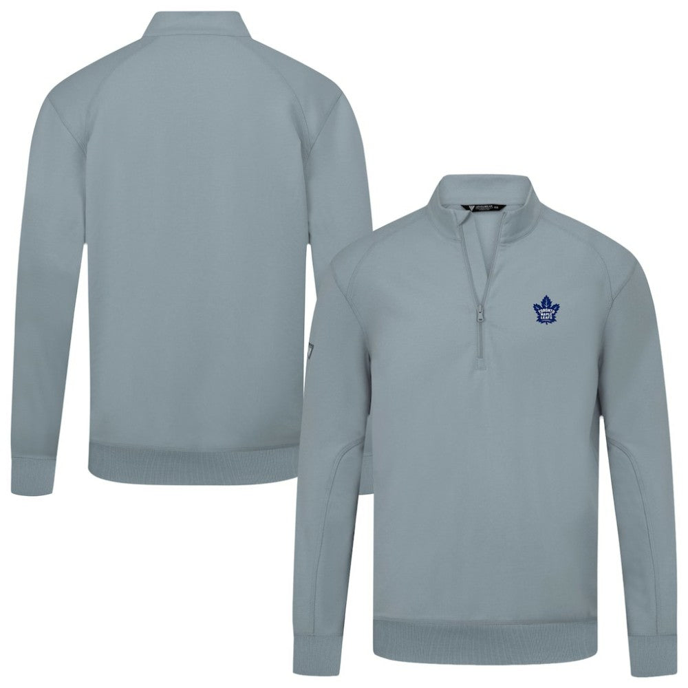 Toronto Maple Leafs Levelwear Upright Tri-Blend Quarter-Zip Pullover - Gray | US 203145929