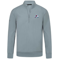 Colorado Avalanche Levelwear Upright Tri-Blend Quarter-Zip Pullover - Gray | US 203145943