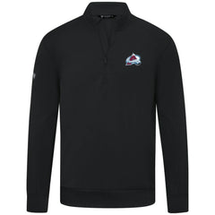 Colorado Avalanche Levelwear Upright Tri-Blend Quarter-Zip Pullover - Black | US 203145944