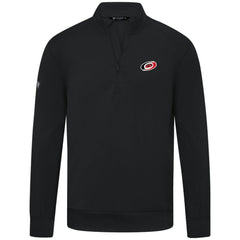 Carolina Hurricanes Levelwear Upright Tri-Blend Quarter-Zip Pullover - Black | US 203145953