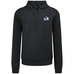 Colorado Avalanche Levelwear Technic Quarter-Zip Pullover Hoodie - Black | US 203145994