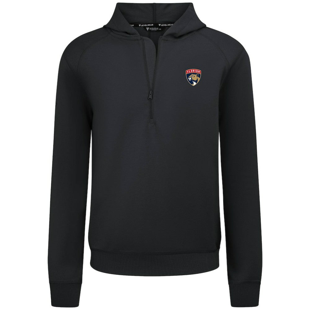 Florida Panthers Levelwear Technic Quarter-Zip Pullover Hoodie - Black | US 203146000