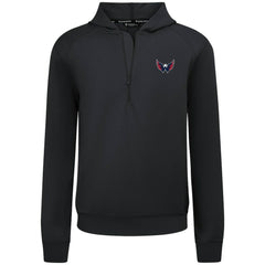 Washington Capitals Levelwear Technic Quarter-Zip Pullover Hoodie - Black | US 203146003