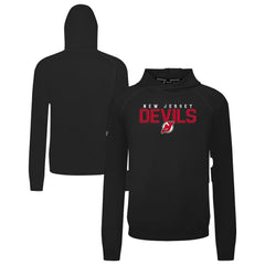 New Jersey Devils Levelwear Mandate Carve Tri-Blend Pullover Hoodie - Black | US 203146033