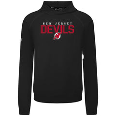New Jersey Devils Levelwear Mandate Carve Tri-Blend Pullover Hoodie - Black | US 203146033