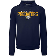 Nashville Predators Levelwear Mandate Carve Tri-Blend Pullover Hoodie - Navy | US 203146037