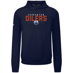 Edmonton Oilers Levelwear Mandate Carve Tri-Blend Pullover Hoodie - Navy | US 203146040