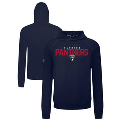 Florida Panthers Levelwear Mandate Carve Tri-Blend Pullover Hoodie - Navy | US 203146042