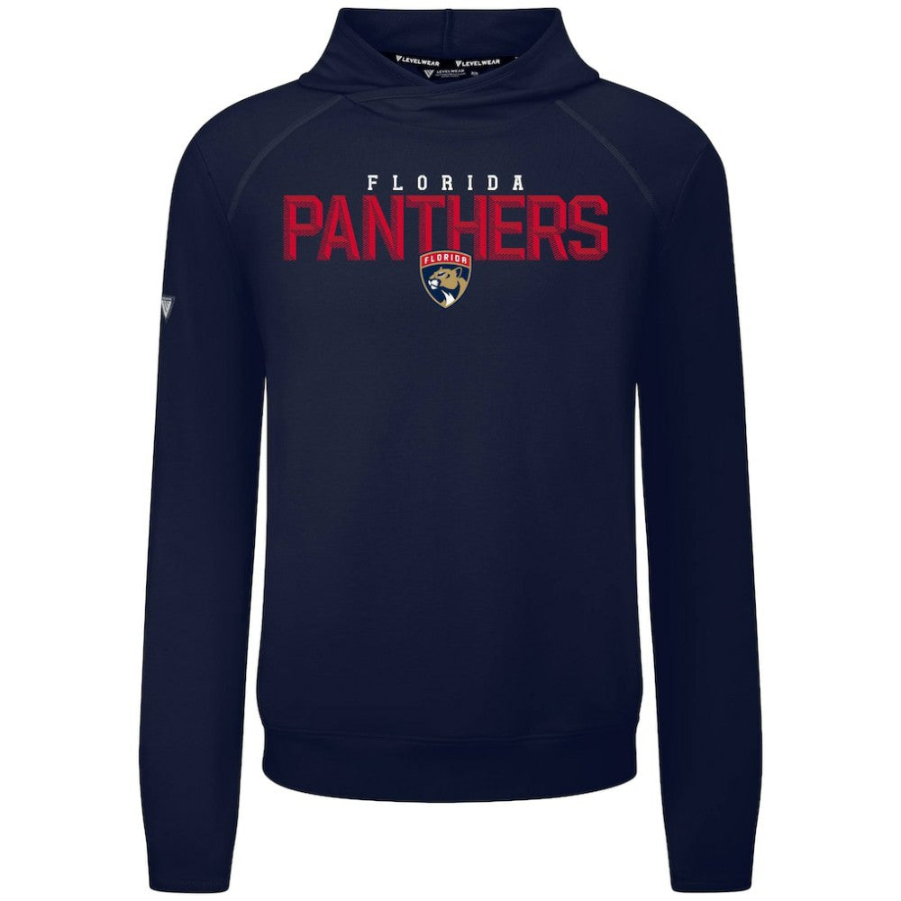 Florida Panthers Levelwear Mandate Carve Tri-Blend Pullover Hoodie - Navy | US 203146042