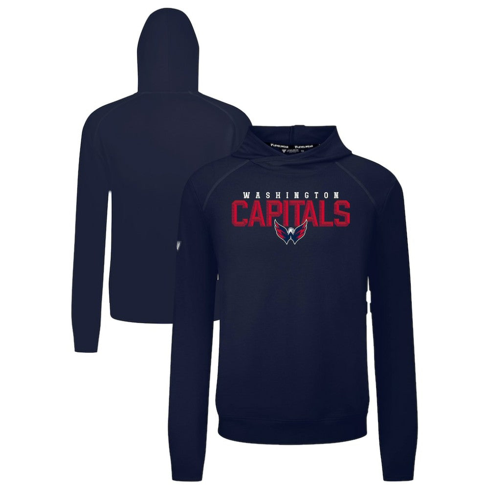 Washington Capitals Levelwear Mandate Carve Tri-Blend Pullover Hoodie - Navy | US 203146044