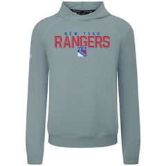 New York Rangers Levelwear Mandate Carve Tri-Blend Pullover Hoodie - Gray | US 203146053