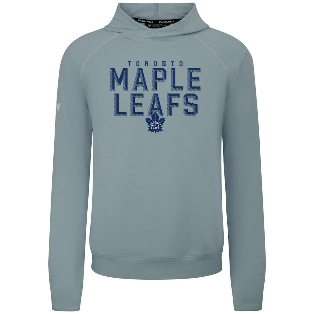 Toronto Maple Leafs Levelwear Mandate Carve Tri-Blend Pullover Hoodie - Gray | US 203146057