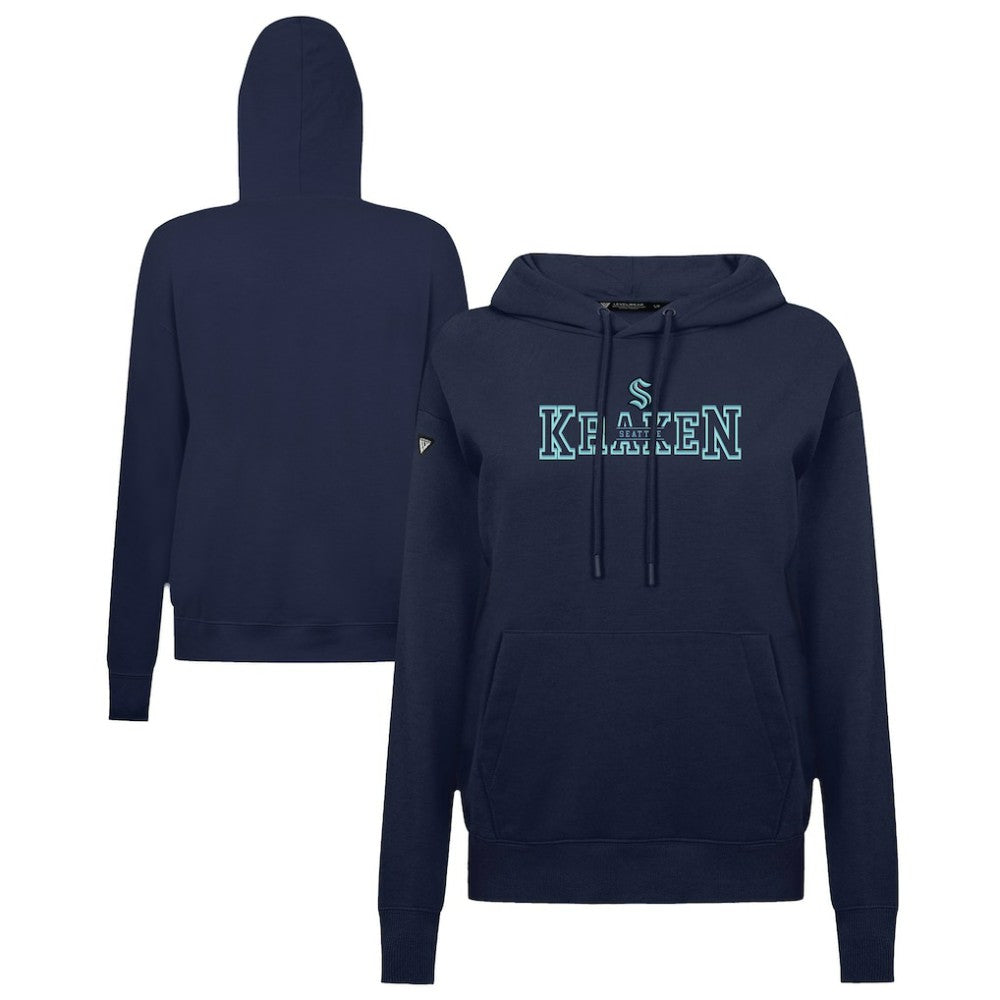 Seattle Kraken Levelwear Women's Adorn Journey Pullover Hoodie - Navy | US 203146092