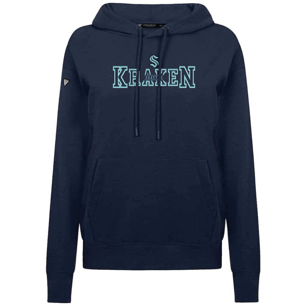Seattle Kraken Levelwear Women's Adorn Journey Pullover Hoodie - Navy | US 203146092