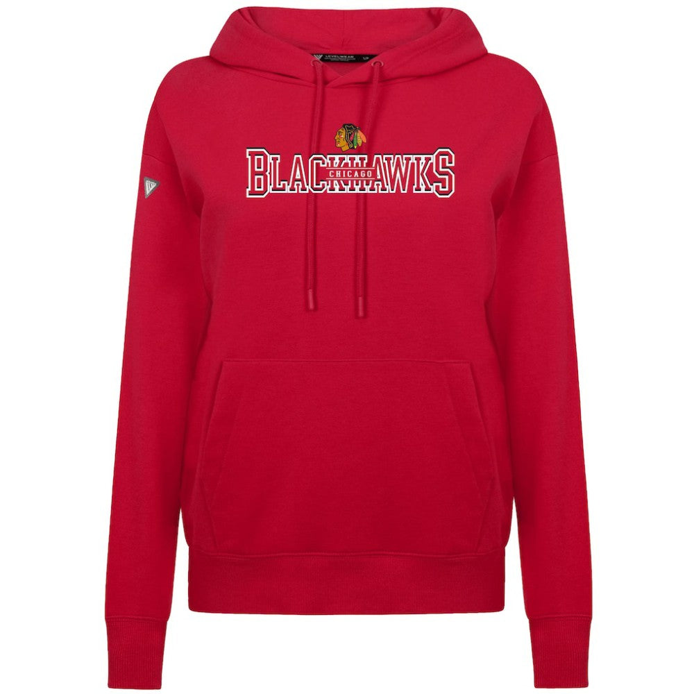 Chicago Blackhawks Levelwear Women's Adorn Journey Pullover Hoodie - Red | US 203146102