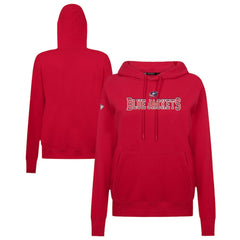 Columbus Blue Jackets Levelwear Women's Adorn Journey Pullover Hoodie - Red | US 203146107