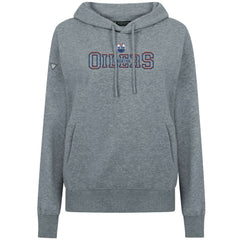Edmonton Oilers Levelwear Women's Adorn Journey Pullover Hoodie - Gray | US 203146108