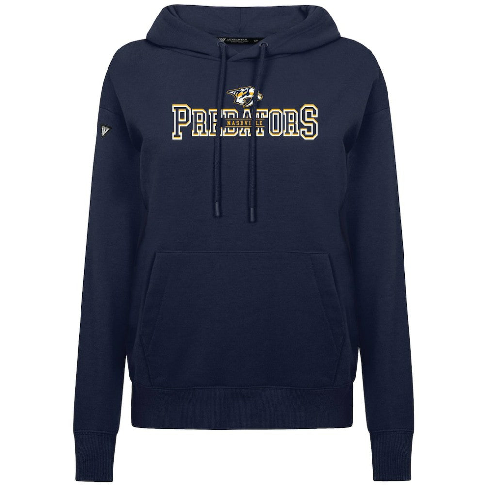 Nashville Predators Levelwear Women's Adorn Journey Pullover Hoodie - Navy | US 203146109