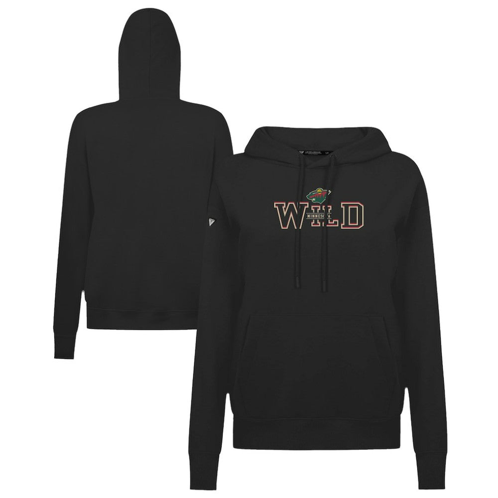 Minnesota Wild Levelwear Women's Adorn Journey Pullover Hoodie - Black | US 203146114