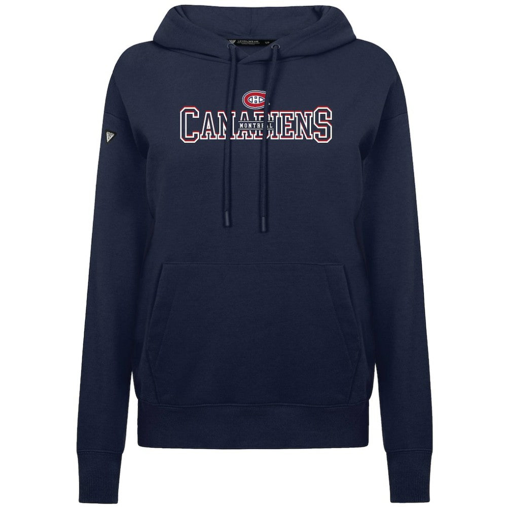 Montreal Canadiens Levelwear Women's Adorn Journey Pullover Hoodie - Navy | US 203146116