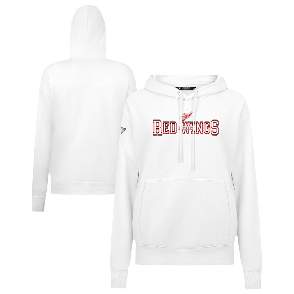Detroit Red Wings Levelwear Women's Adorn Journey Pullover Hoodie - White | US 203146121