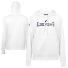 Tampa Bay Lightning Levelwear Women's Adorn Journey Pullover Hoodie - White | US 203146124