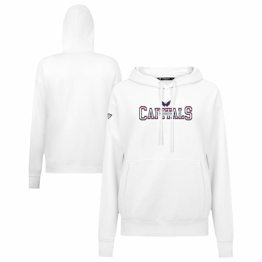 Washington Capitals Levelwear Women's Adorn Journey Pullover Hoodie - White | US 203146127