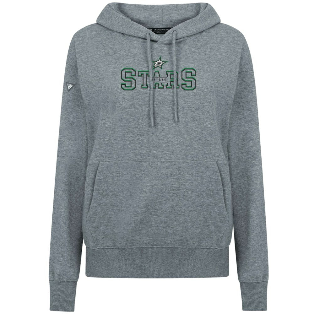 Dallas Stars Levelwear Women's Adorn Journey Pullover Hoodie - Gray | US 203146131