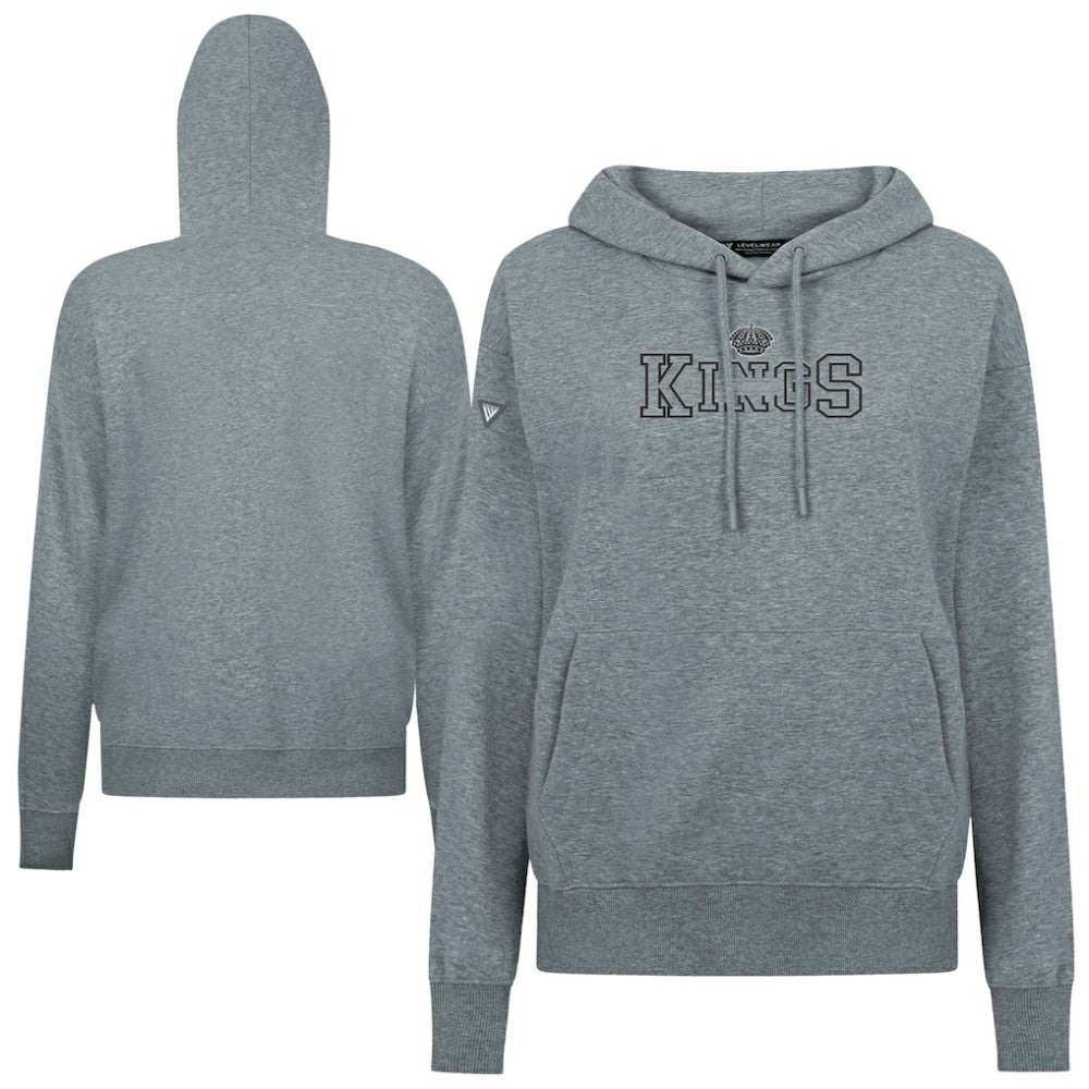 Los Angeles Kings Levelwear Women's Adorn Journey Pullover Hoodie - Gray | US 203146136