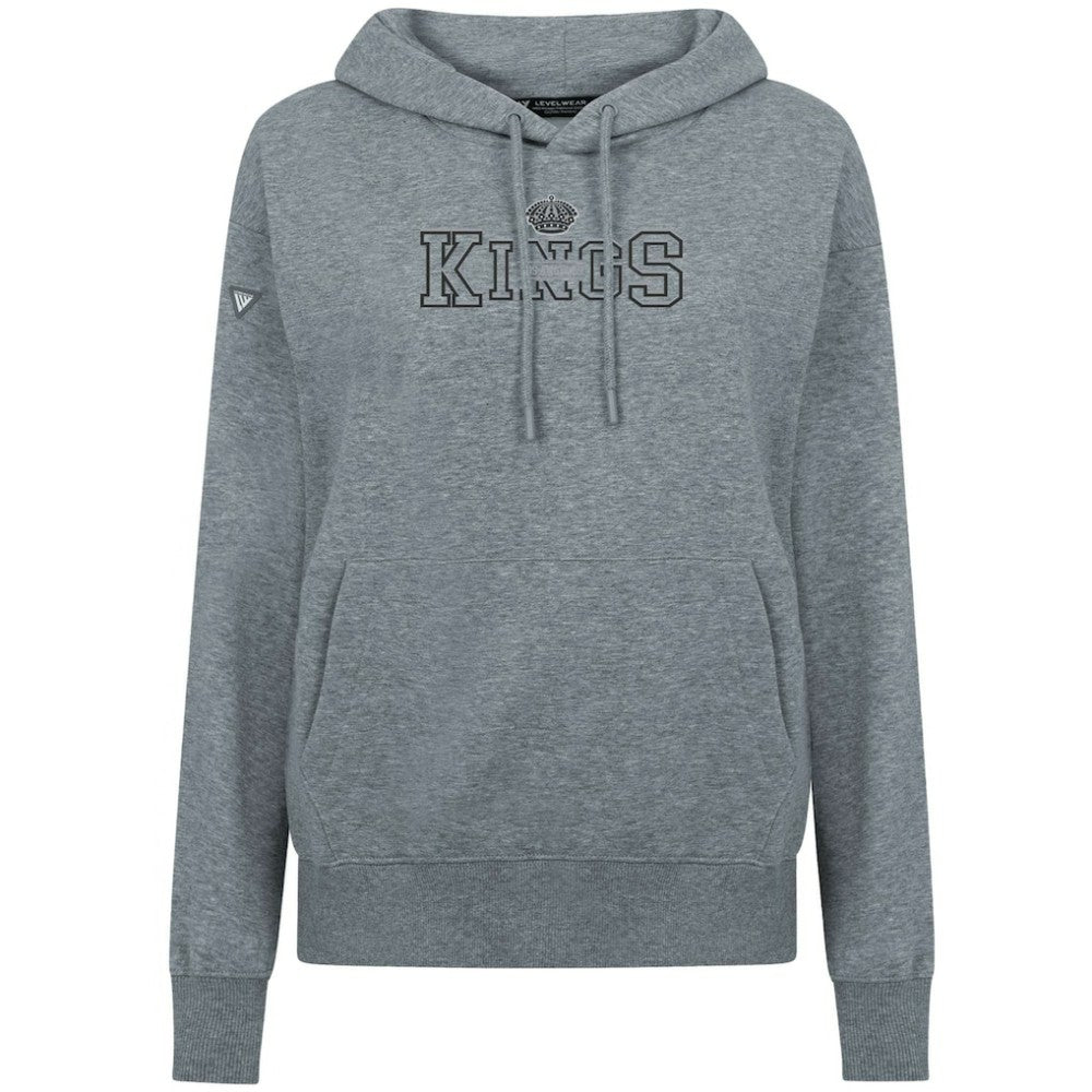 Los Angeles Kings Levelwear Women's Adorn Journey Pullover Hoodie - Gray | US 203146136