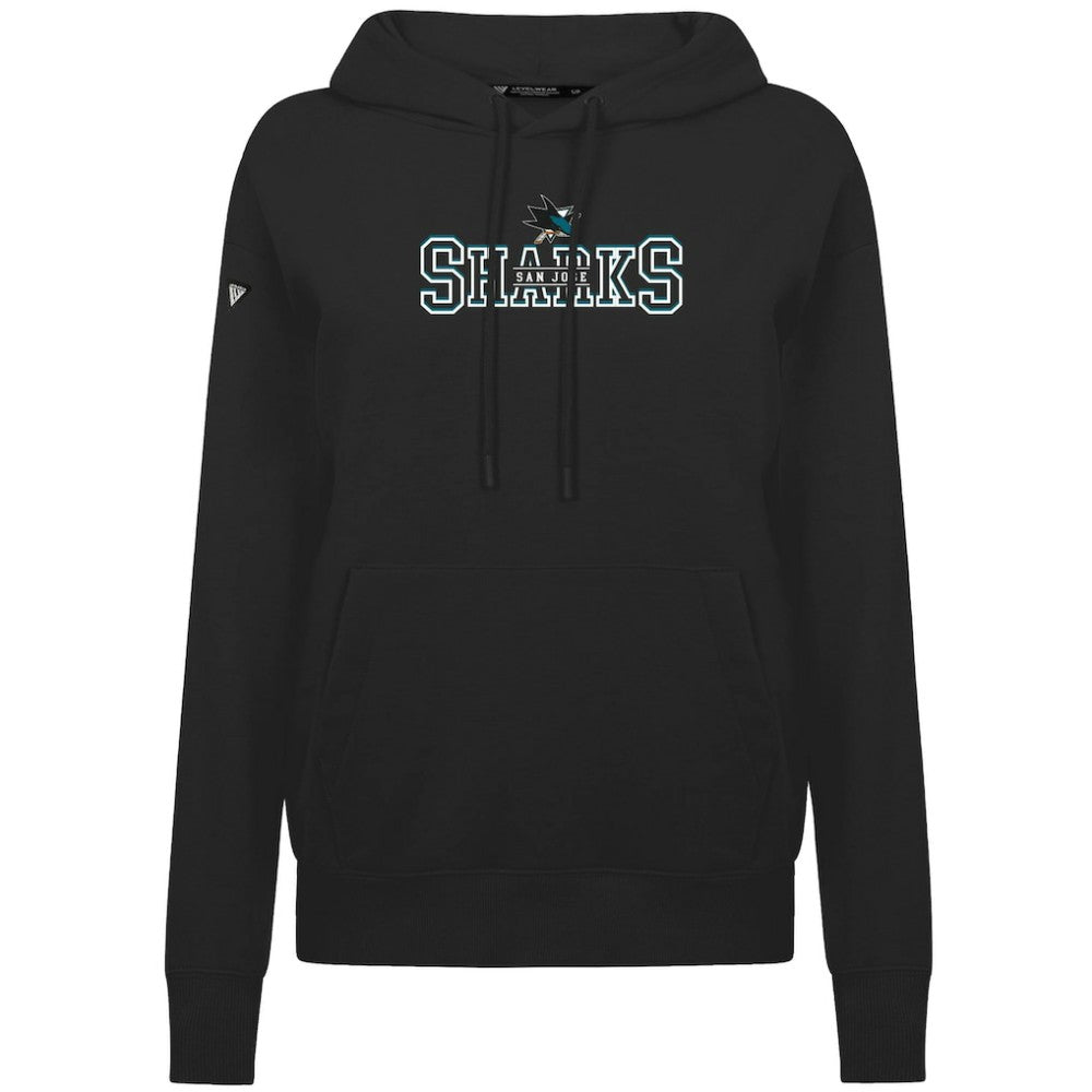 San Jose Sharks Levelwear Women's Adorn Journey Pullover Hoodie - Black | US 203146138