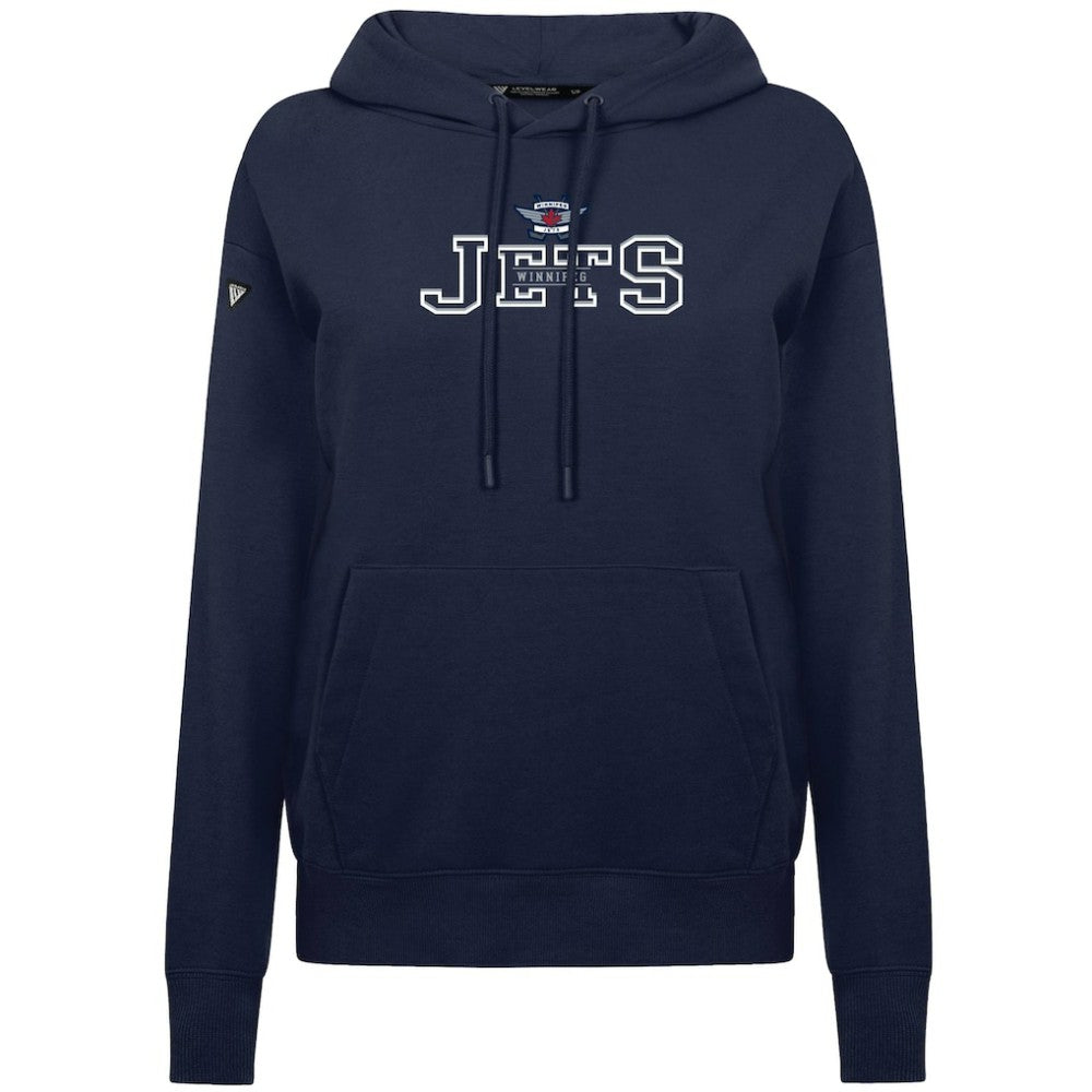 Winnipeg Jets Levelwear Women's Adorn Journey Pullover Hoodie - Navy | US 203146140