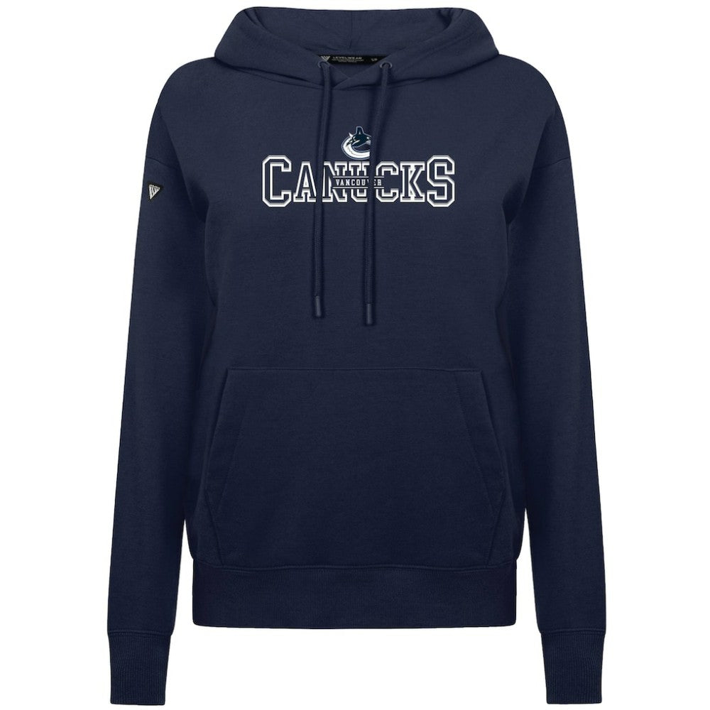 Vancouver Canucks Levelwear Women's Adorn Journey Pullover Hoodie - Navy | US 203146151