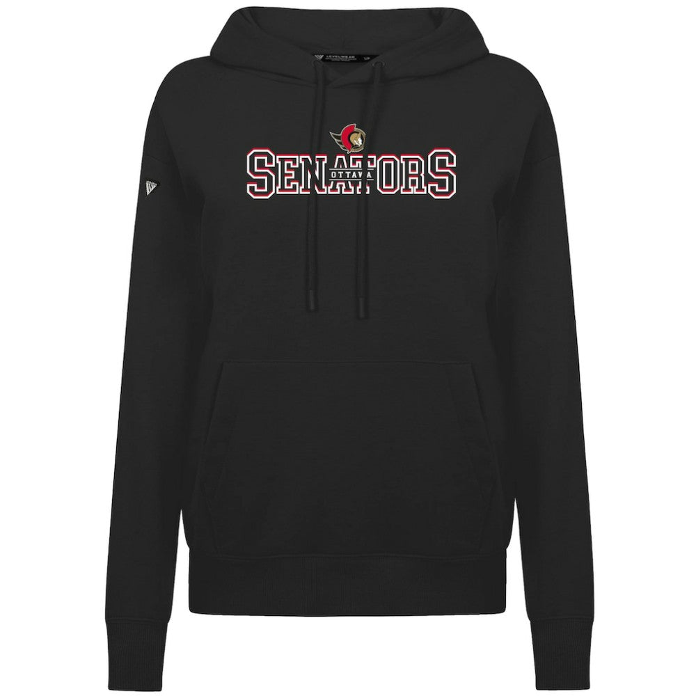 Ottawa Senators Levelwear Women's Adorn Journey Pullover Hoodie - Black | US 203146154