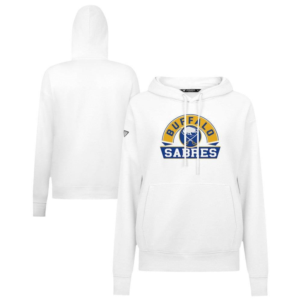 Buffalo Sabres Levelwear Women's Adorn Banner Arch Pullover Hoodie - White | US 203146158