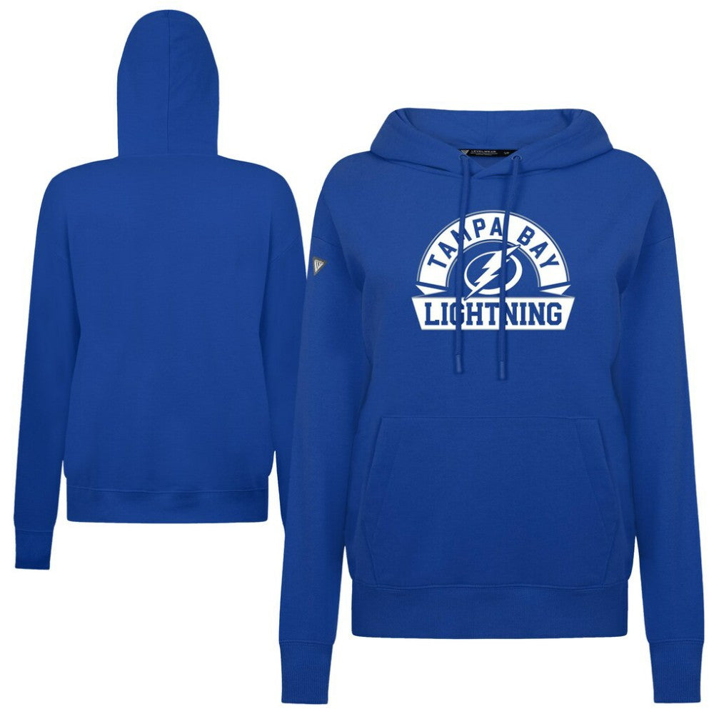 Tampa Bay Lightning Levelwear Women's Adorn Banner Arch Pullover Hoodie - Royal | US 203146168