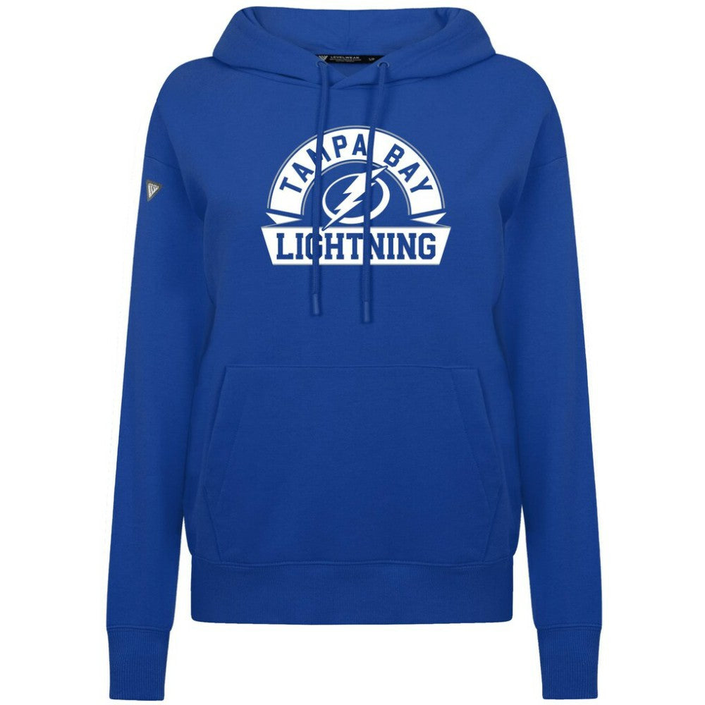 Tampa Bay Lightning Levelwear Women's Adorn Banner Arch Pullover Hoodie - Royal | US 203146168