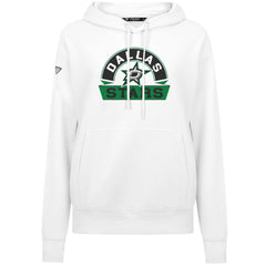 Dallas Stars Levelwear Women's Adorn Banner Arch Pullover Hoodie - White | US 203146173