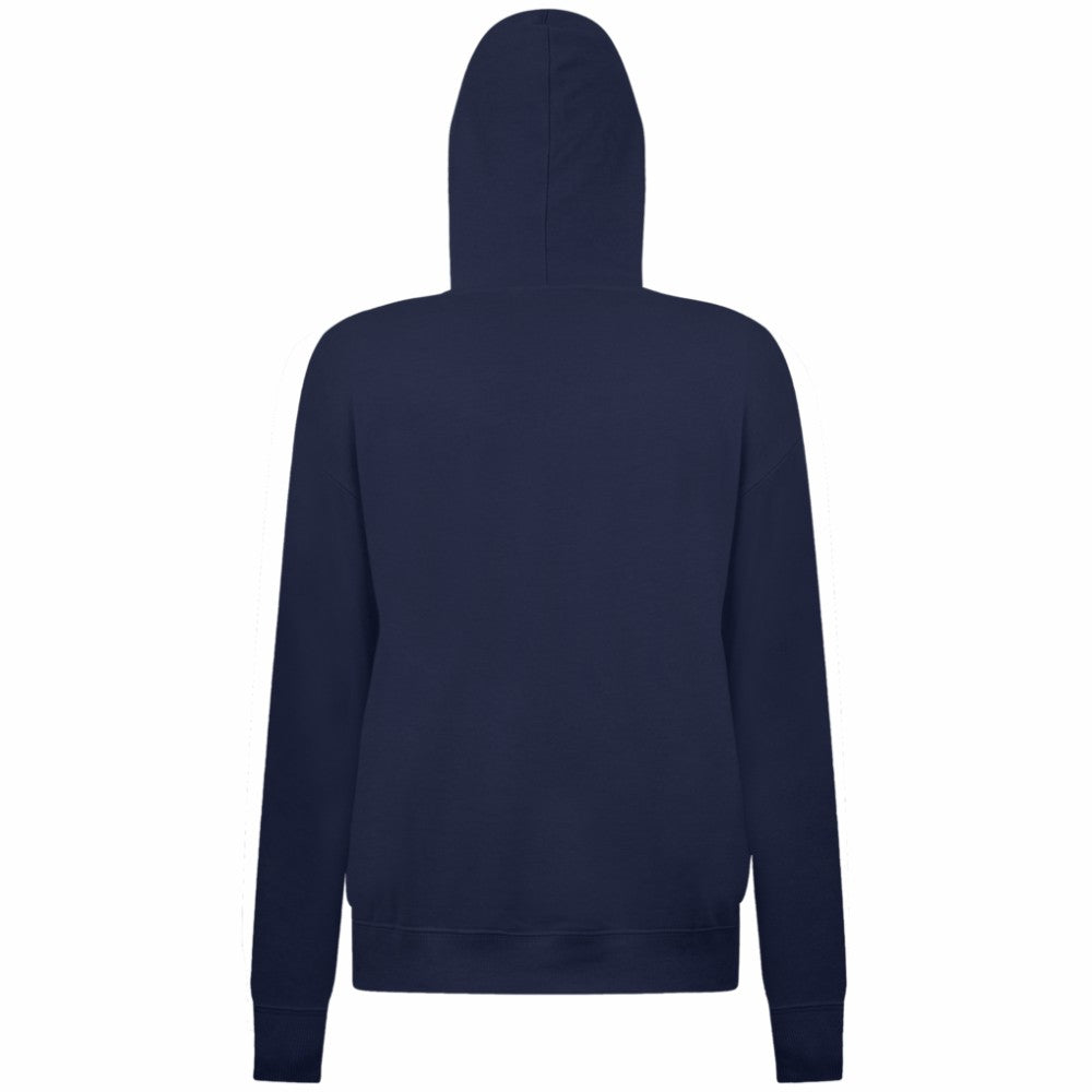 Edmonton Oilers Levelwear Women's Adorn Banner Arch Pullover Hoodie - Navy | US 203146200